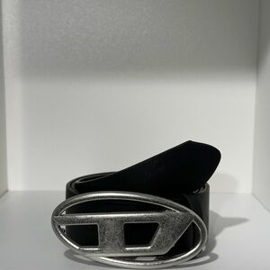 Diesel belt with black leather